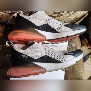 Nike Air Max 270 White Black Crimson Men’s Size 11 Sneakers